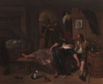 Opilý pár Opilý pár od Jan Havicksz. Steen
