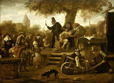 Ten šarlatán od Jan Havicksz. Steen
