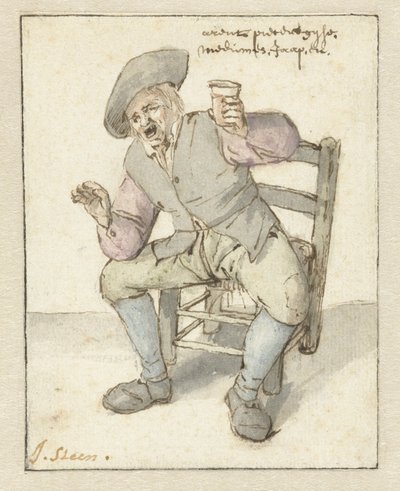 Zpívající farmář od Jan Havicksz. Steen