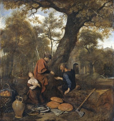 Erysichthon prodává svou dceru Mestru, 1660 od Jan Havickszoon Steen