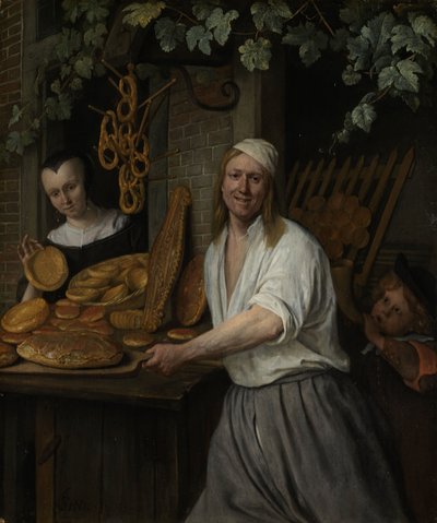 Pekař Arent Oostwaard a jeho žena Catherina Keizerswaardová, 1658 od Jan Havickszoon Steen