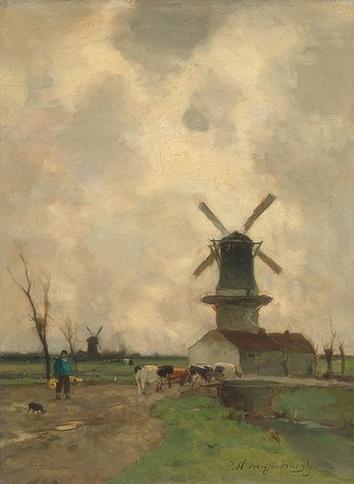 mlýn od Jan Hendrik Weissenbruch