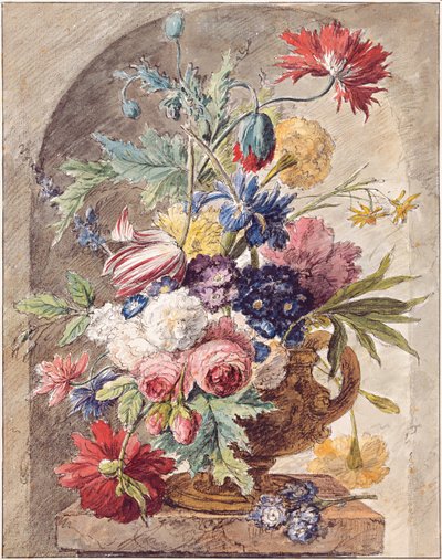 Květinové zátiší, asi 1734 od Jan Huysum van