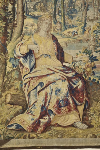 Detail Pomony, z Vertumnus a Pomona, c.1630 od Jan II Raes