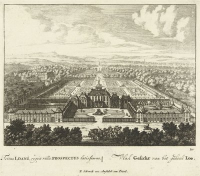 Pohled na palác Het Loo, 1694-97 od Jan I van Call