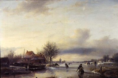 Zimní krajina (panel) od Jan Jacob Spohler