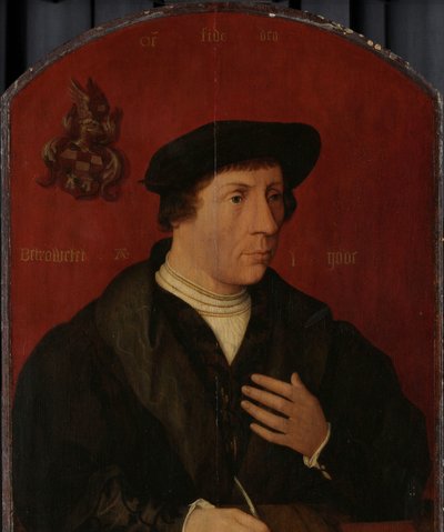 Portrét muže od Jan Jansz Mostaert (circle of)