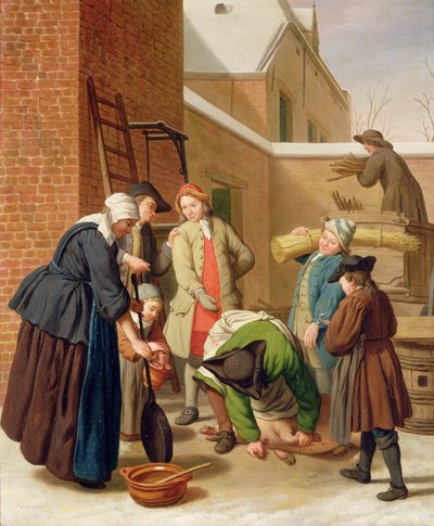 Čtvero ročních období, zima (olej na plátně) od Jan Josef the Elder Horemans
