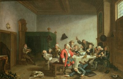 Veselá párty od Jan Josef the Younger Horemans