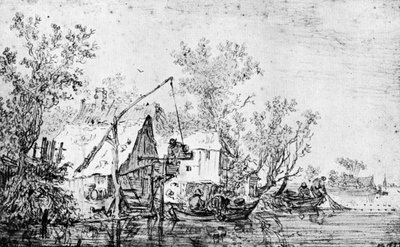 Nizozemská řeka, 1913. od Jan Josephsz van Goyen