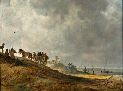 Obrázek pláže od Jan Josephsz van Goyen