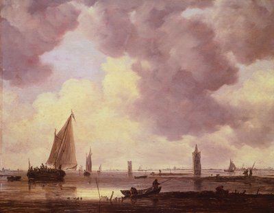 Lodě od Jan Josephsz van Goyen