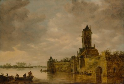 Hrad u řeky, 1647. od Jan Josephsz van Goyen