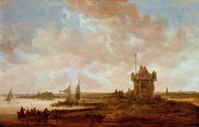 Nizozemská krajina od Jan Josephsz van Goyen