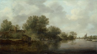 Krajina (olej na panelu) od Jan Josephsz van Goyen