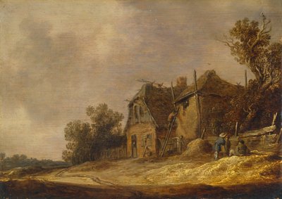Krajina S Chatou A Stodolou od Jan Josephsz van Goyen