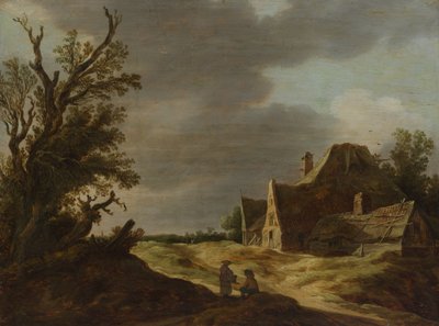 Sandy Road with Farmhouse, 1627. od Jan Josephsz van Goyen