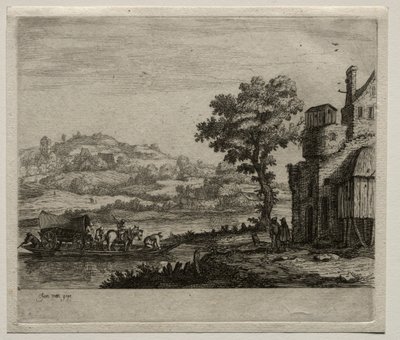 Trajektová loď. od Jan Josephsz van Goyen