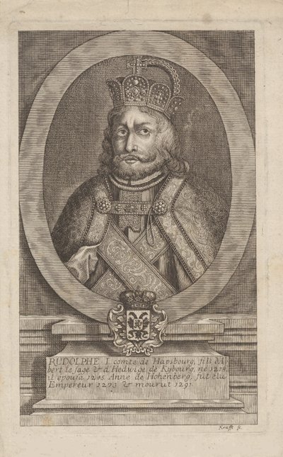 Rudolf I. Habsburský 1218-1291, král Římanů. od Jan Lauwryn Krafft
