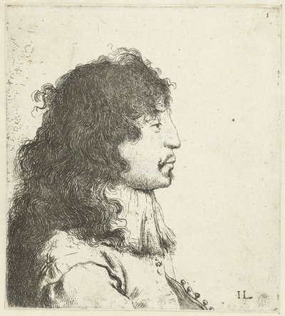 Busta mladého muže Různé tronikens geets od J. L. (název série) od Jan Lievens