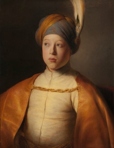 Chlapec v mysu a turban Portrét prince Ruperta z Falce, asi 1631. od Jan Lievens