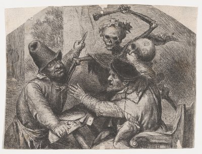 Smrt a hráči karet, 1620-74. od Jan Lievens