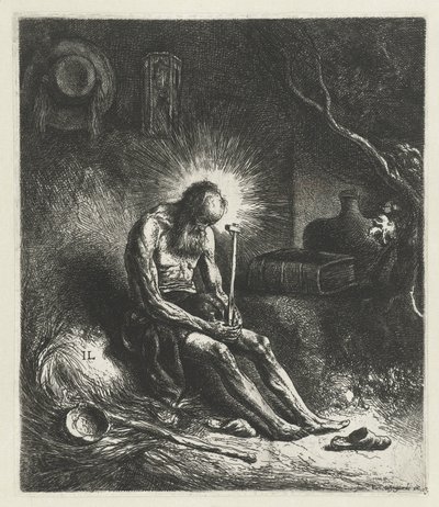 Svatý Jeroným od Jan Lievens