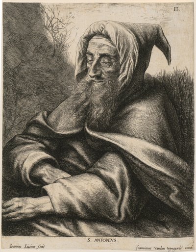 Svatý Antonín od Jan Lievens