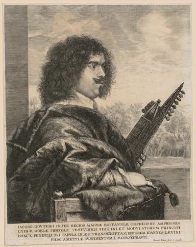 Portrét Jacquesa Gaultiera (Goutera) od Jan Lievens