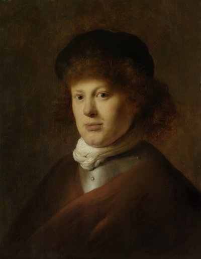 Portrét Rembrandta van Rijna Portrét Rembrandta od Jan Lievens