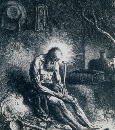 Svatý Jeroným od Jan Lievens