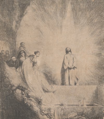 Vzkříšení Lazara, 1620-74. od Jan Lievens