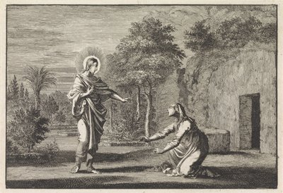 Kristus se zjevuje Marii Magdaleně od Jan Luyken