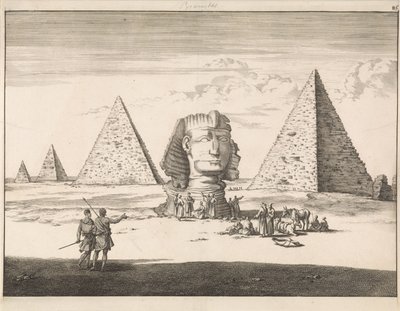 Pyramidy a Sfinga v Gíze od Jan Luyken