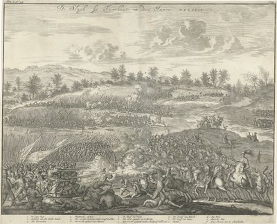 Bitva u Turnhoutu, 1597 De Slagh od Turnhouta v den Jaere MDXCVII (název na objektu) od Jan Luyken