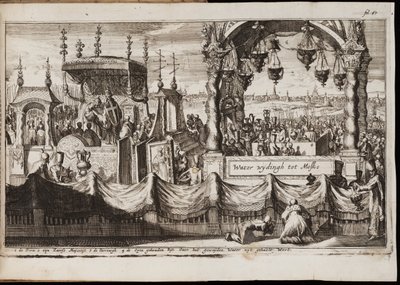 Velké požehnání vod v Moskvě, 1677 od Jan Luyken