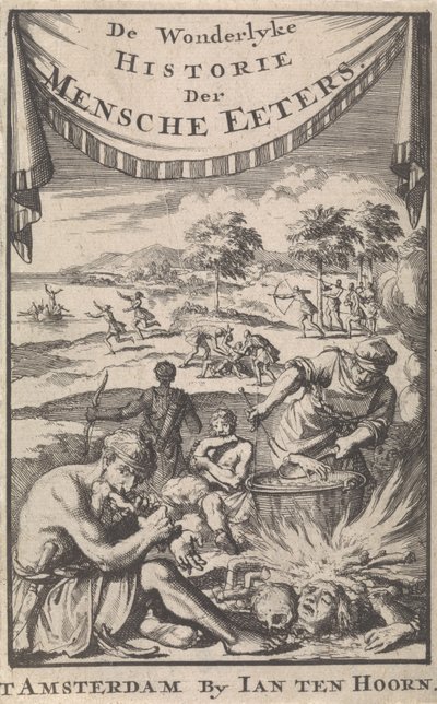 Podivuhodné dějiny lidských jedlíků A. Magyrus, 1696. od Jan Luyken