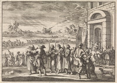 Pronásledování protestantů ve Francii, 1672 od Jan Luyken