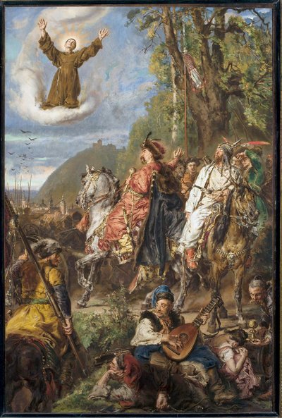 Bohdan Chmelnický s Tugay Beyem u Lvova. od Jan Matejko