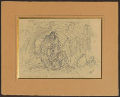 Polonia - Kompositionsskizze od Jan Matejko