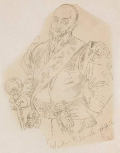 Busta Wacława Rzewuského, velkého korunního hejtmana od Jan Matejko
