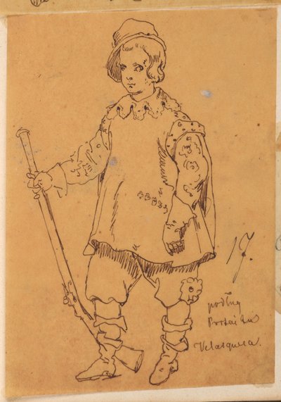 Skarbczyk. Jüngling mit Gewehr. od Jan Matejko
