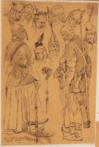 Skarbczyk. Krieger aus dem 13. Jahrhundert od Jan Matejko