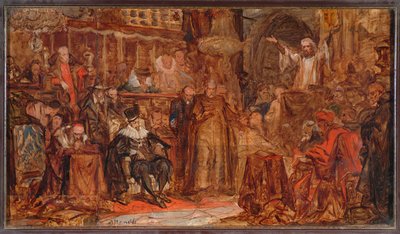 Náčrt k „Skargově kázání“ od Jan Matejko