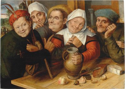 Veselá společnost od Jan Matsys
