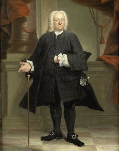 Portrét muže od Jan Maurits Quinkhard (signed by artist)