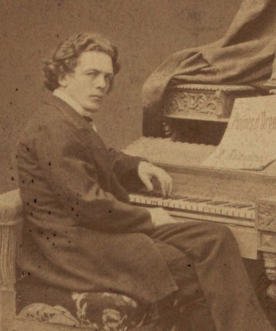Portrét skladatele Antona Rubinsteina 1829-1894, cca 1860-1870. od Jan Mieczkowski