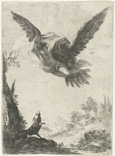 Jupiter unese Ganymede od Jan Miel