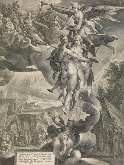 Apoteóza umění, ca. 1619. od Jan Muller
