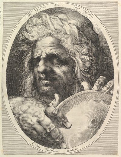 Chilon, zákonodárce a filozof Sparty, ca. 1615. od Jan Muller
